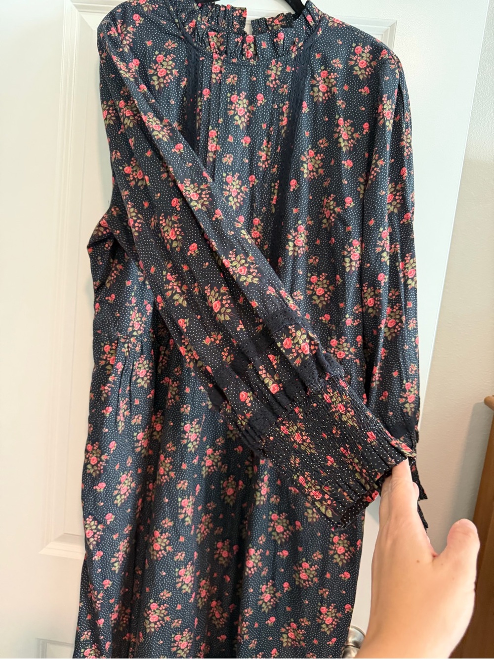 Avalon Claudia Floral Print High Neck Prairie Dress from the Laura Ashley x Joan - Picture 4 of 5